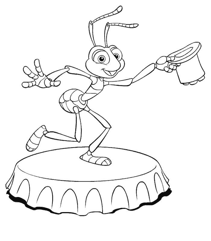 coloriage 1001 pattes danseur